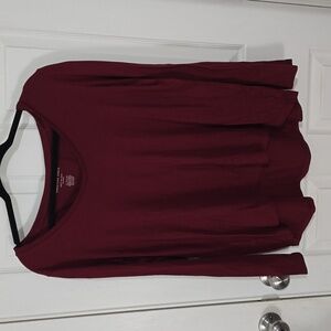 America Eagle long sleeve plush shirt